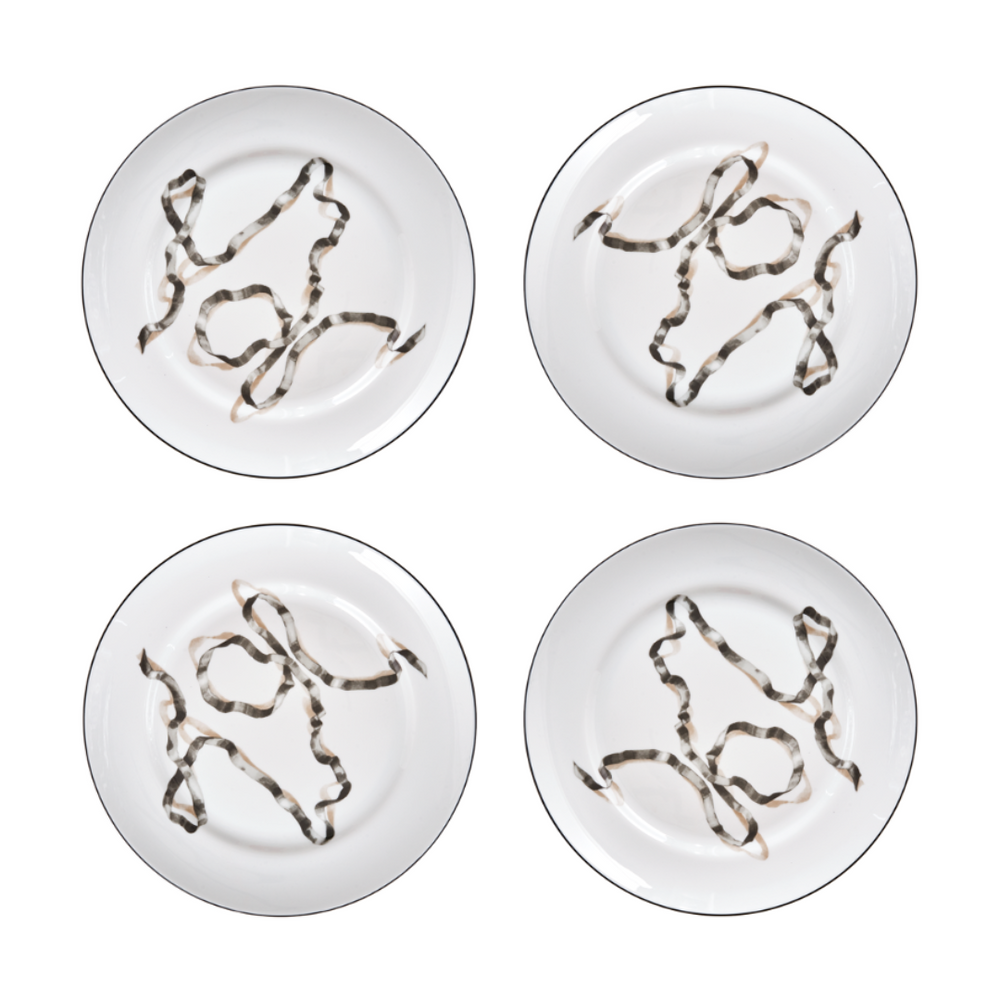 Ribbon Dinner Plates