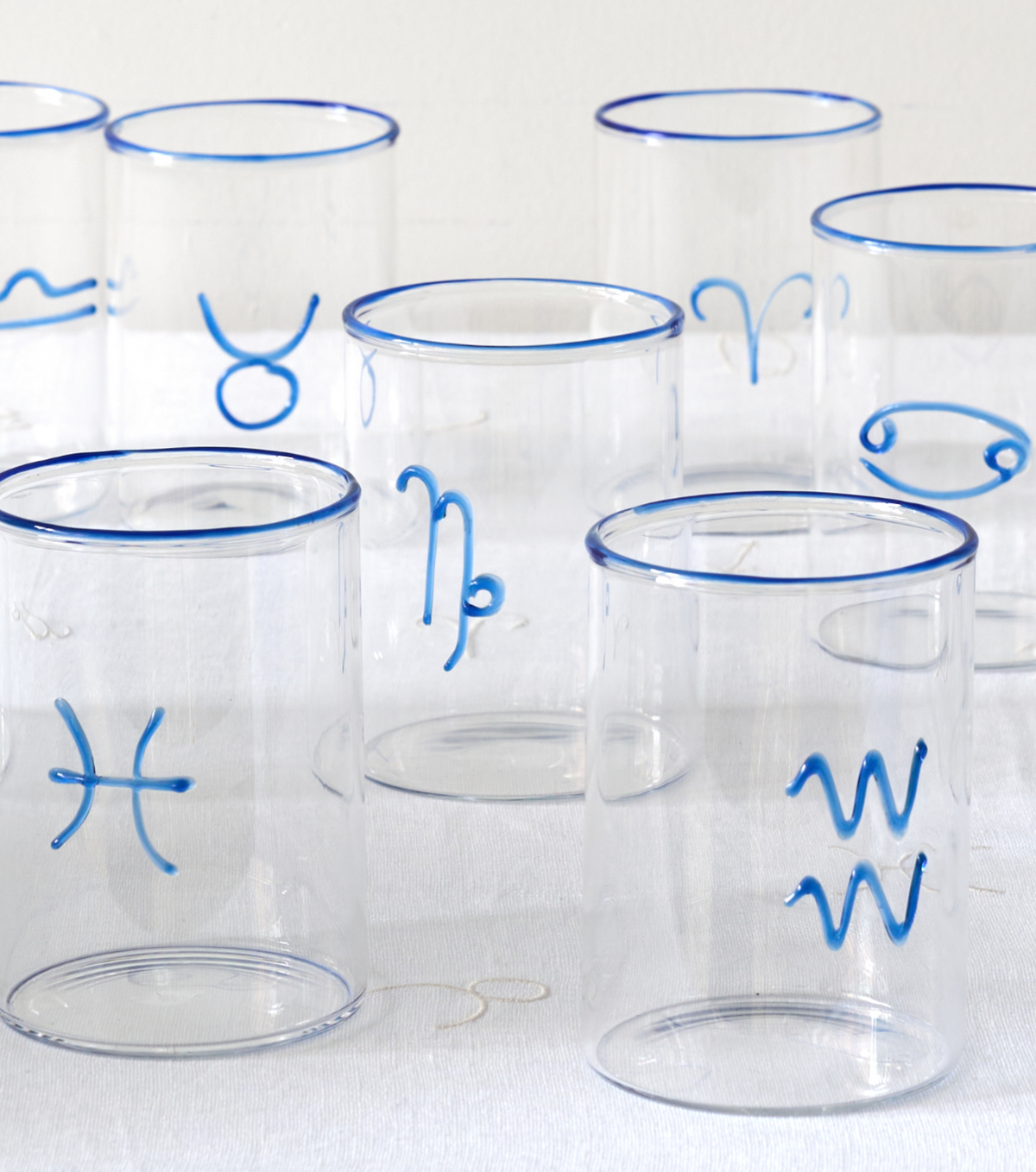 Astrología Collection HandBlown Zodiac Glassware SPREZZ